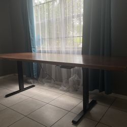 Big Computer Desk Table Adjustable Height