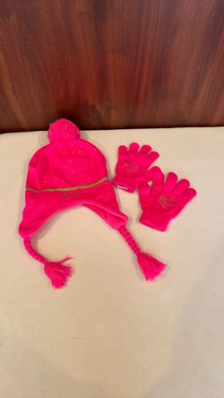 Barbie Kids Winter Hat and Gloves Set