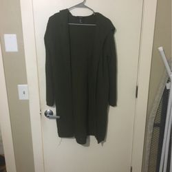 Forever 21 Hooded Cardigan Sweater
