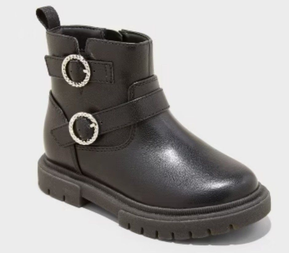 Toddler Evie Buckle Boots - Cat & Jackâ„¢ Black 5