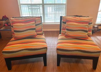 Set of 2 Modern Accent Chairs – $175