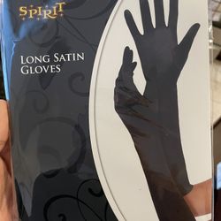 Long Satin Gloves For Halloween Costume
