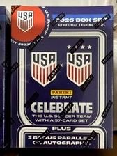 Panini Celebrate lUSA soccer team  sports trading cards