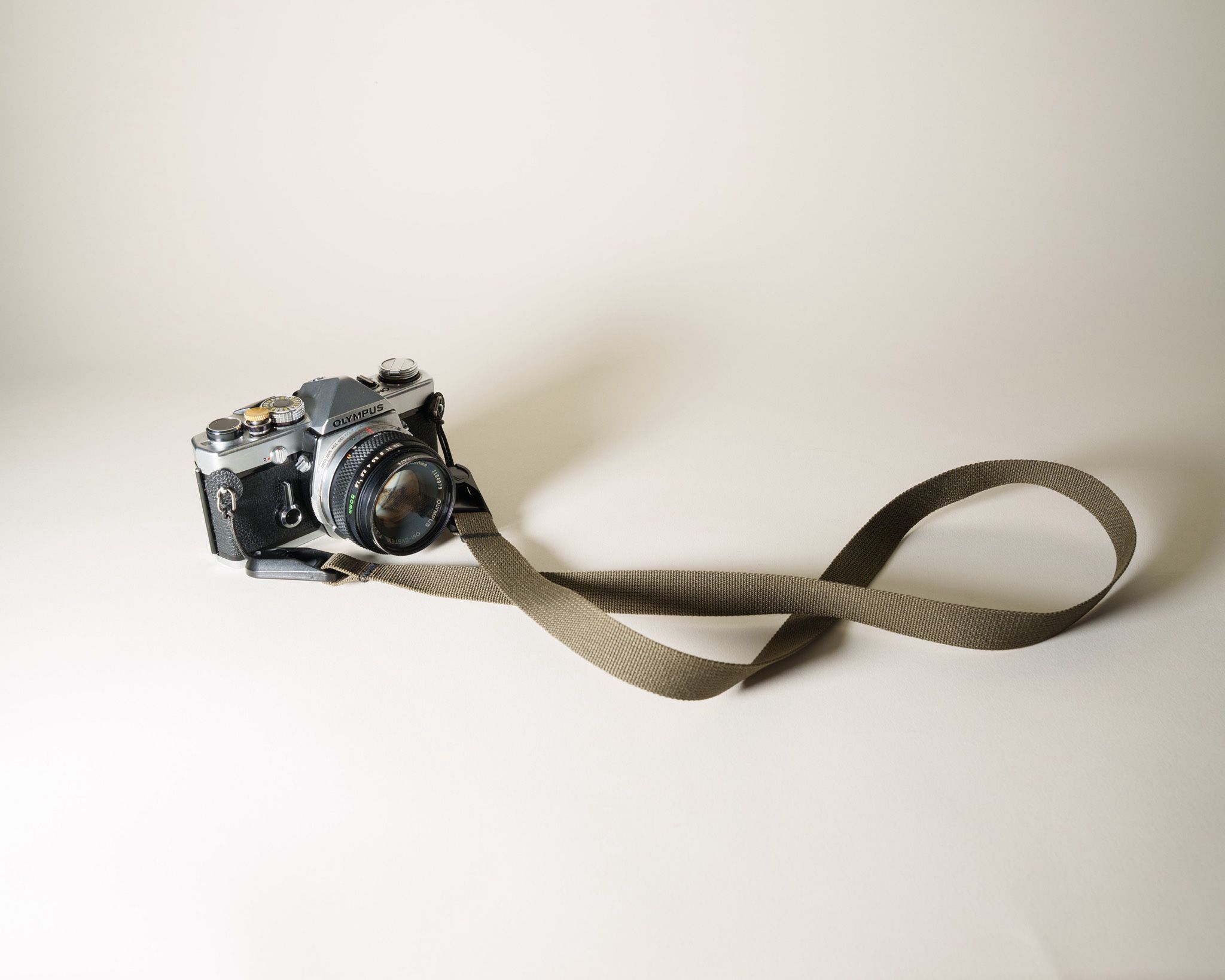 40” Olive Green Camera Strap w/ Peak Design Quick Release Anchors Handcrafted