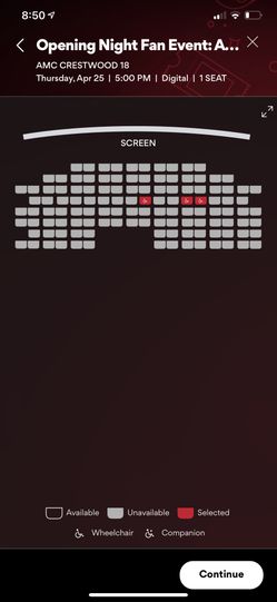 3 tickets to fan opening night Avengers end game
