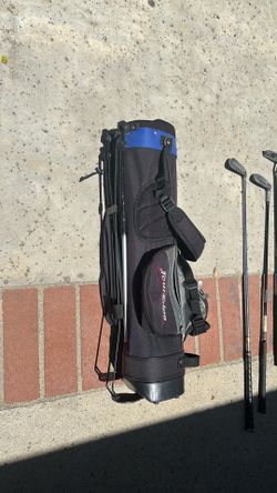 Kids golf clubs with bag