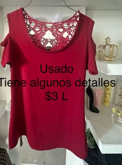 Blusa abierta de la espalda