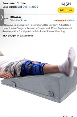 Leg Elevation Pillow For After Surgery