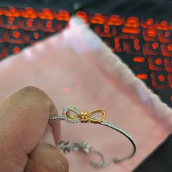 Swarovski Mixed Metal Bow Bracelet 