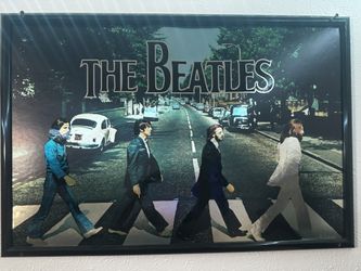 The Beatles Abby Road Poster On Foil 