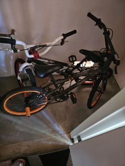 Bikes with pegs, one of them
