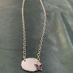 Beautiful Necklace with Butterfly Charm