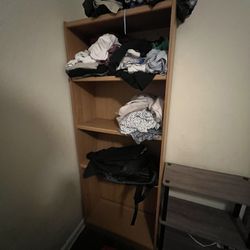 Tall Wooden Bookshelf – Great Storage