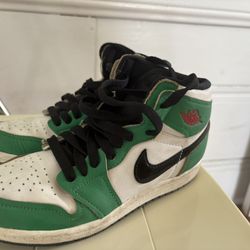 Air Jordan 1 Mid Sneakers “lucky Green”