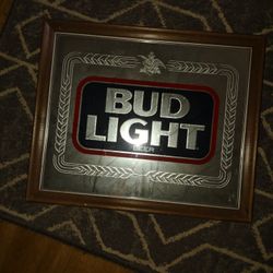 Bud Light Mirror Vintage