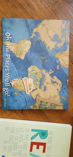 Dr. Seuss World Map Canvas