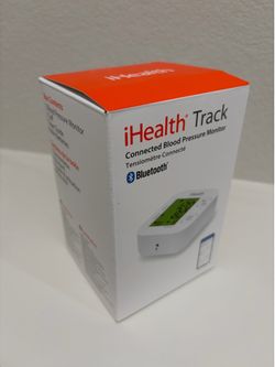 iHealth Track Bluetooth Connected Blood Pressure Monitor white KN-550BT-STD