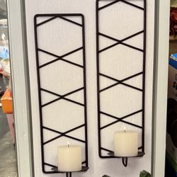 2 Piece Wall Sconce Set
