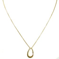 14K Yellow Gold Diamond Necklace 34”