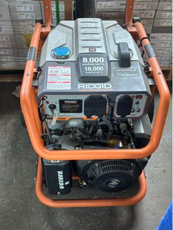 Ridgid 10,000 whatts generator
