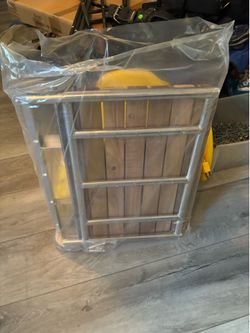ADA Tiki wood shower bench