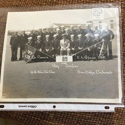 MILITARY 1947 SAN DIEGO, CA. - U.S. NAVY SAILORS 8 X 10 PHOTO - $15