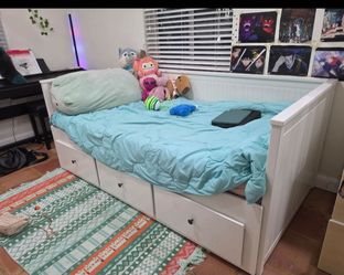 IKEA HEMNES Daybed, Sofa Pullout Bed, white