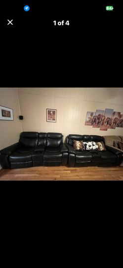 Two Haverty’s Electric Recliner Wrangler Sofas