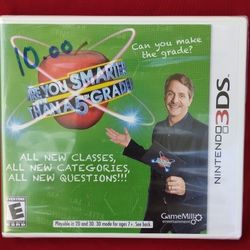 Sealed Nintendo 3ds Game. Are You Smarter Than A 5th Grader
