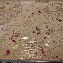 Official Map of Chester County, PA.