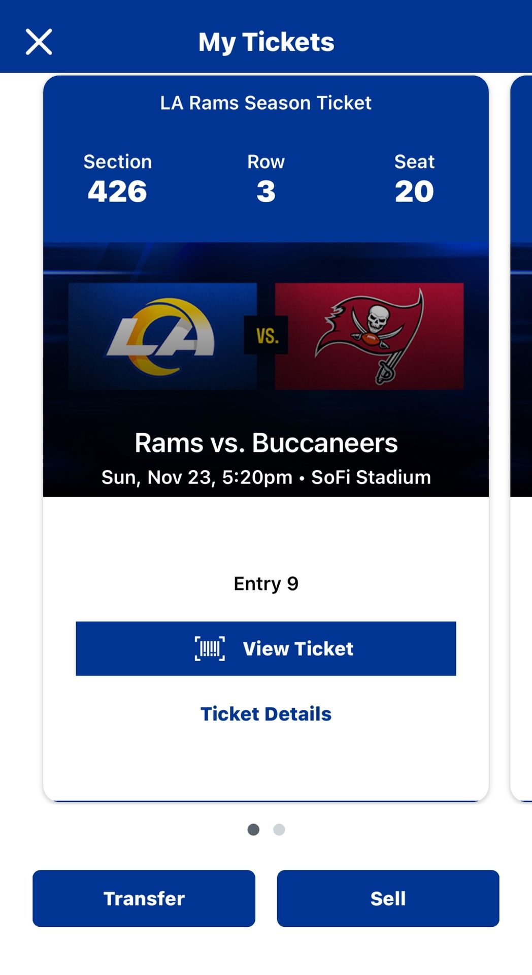 Rams Vs Buccaneers