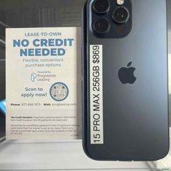 IPHONE 15 PRO MAX 256GB - $50 DOWN - NO CREDIT CHECK