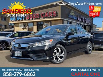 2016 Honda Accord Sedan LX, 1 Owner, Very Clean, Financing,