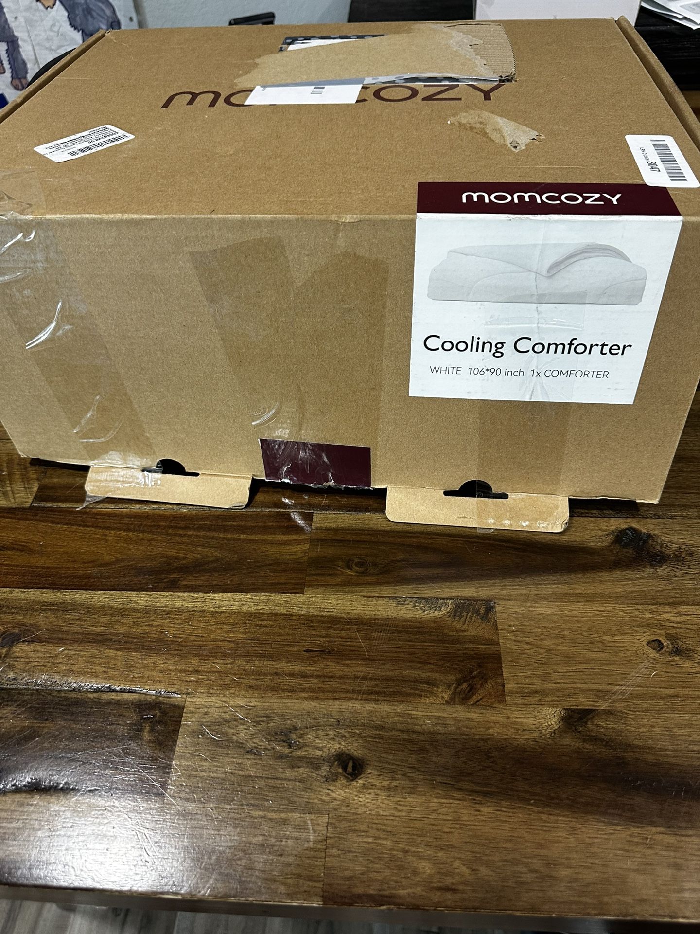 Momcozy Life CoolMurm Cooling Comforter for Hot Sleepers, King/Cali King