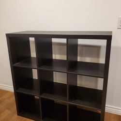 IKEA Kallax Shelf Black 3x3