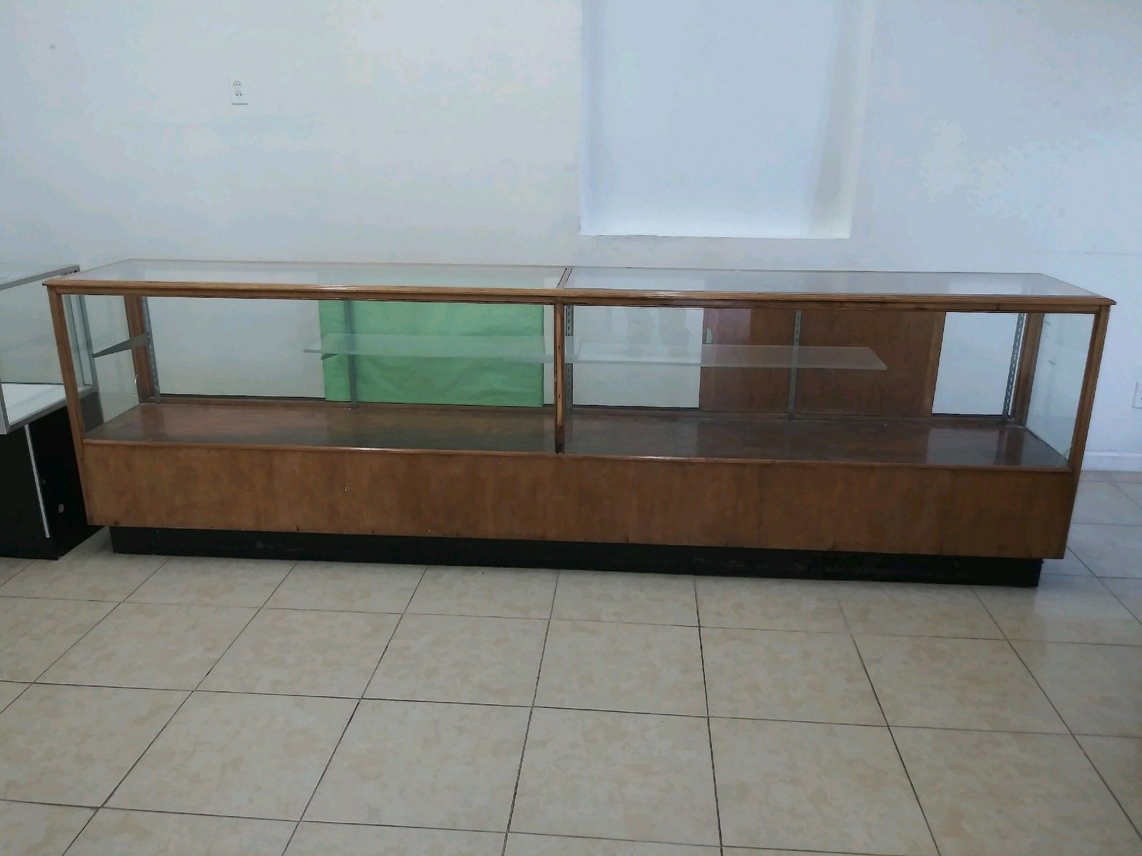 Glass display case