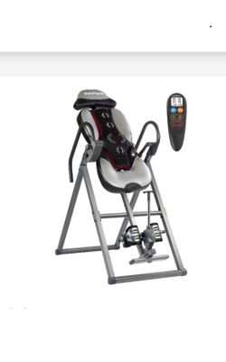 INNOVA HEALTH AND FITNESS ITM5900 Advanced Heat and Massage Inversion Table, Gray/BlackNew Patent Pending Advanced Vertical Massage Pad That Covers Th