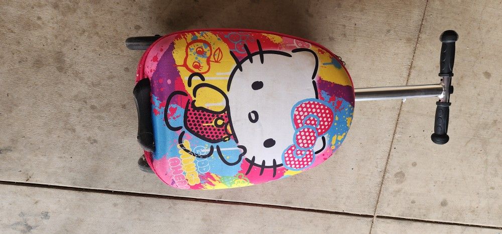 Hello Kitty Luggage Scooter