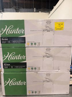 Hunter Bardot 52-Inch Indoor Ceiling Fan Brand New In Box