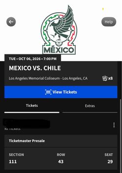 MEXICO VS CHILE 10/6