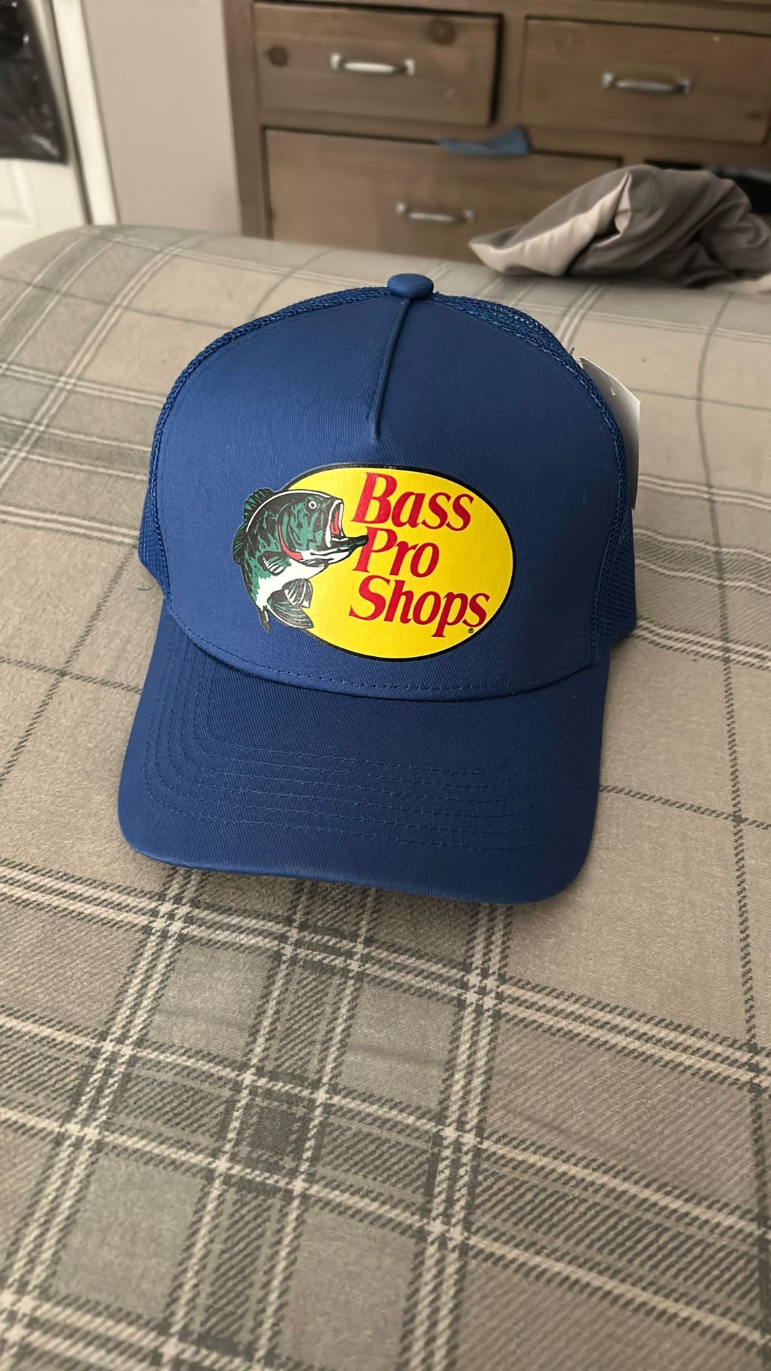 Snapback Blue Bass Pro Shop Hat