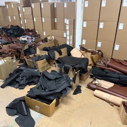 HUGE LEATHER SCRAP SALE