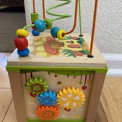 Wooden Activity Cube For Kids 