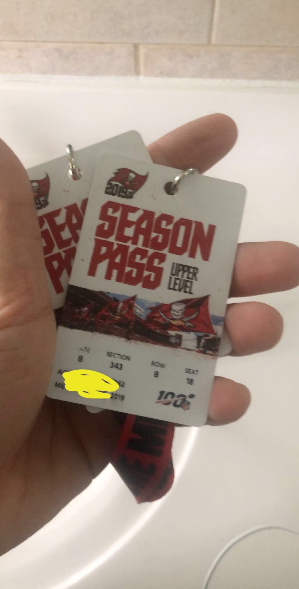 Bucs vs Texans 343 Single ticket