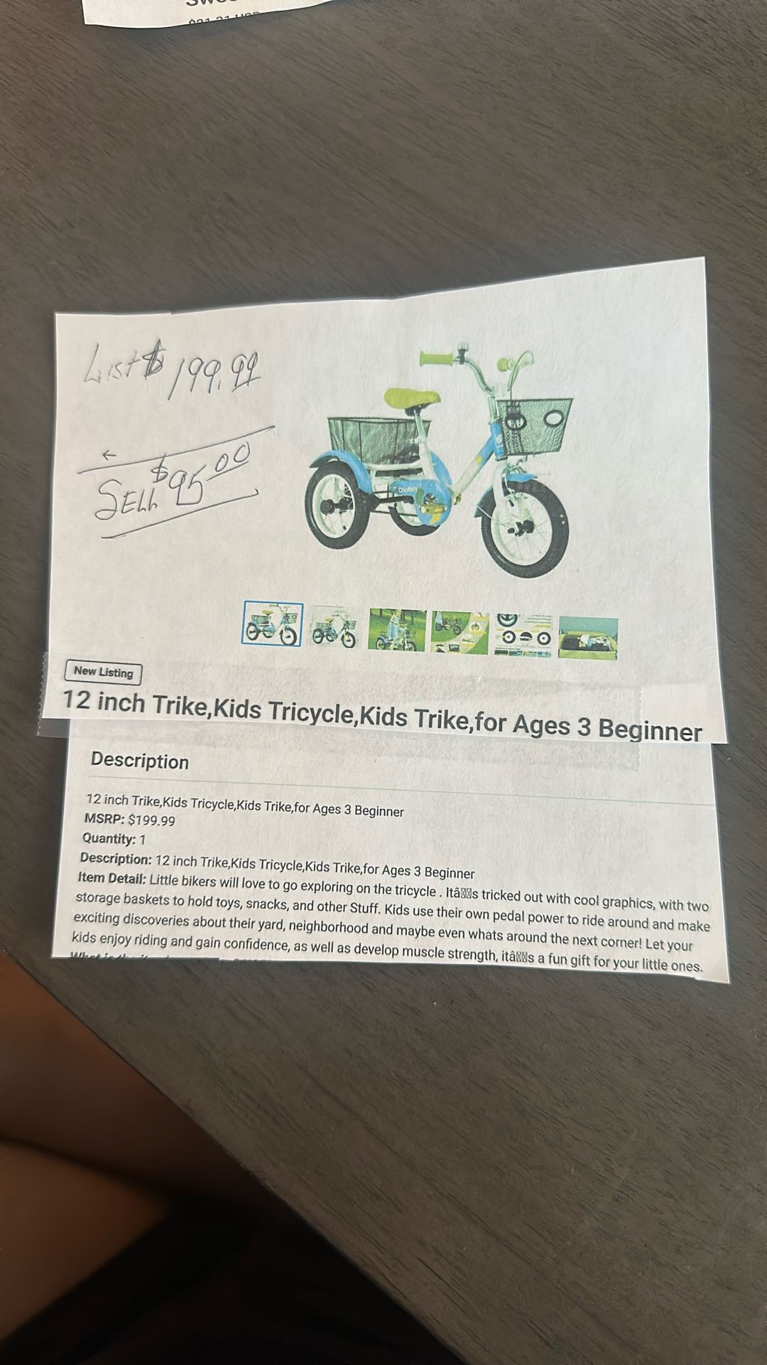 12 Inch Trike
