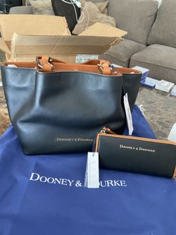 Dooney & Burke Large Purse And Matching Wallet Set NEW WITH TAGS
