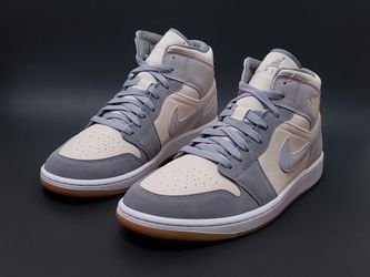 Jordan 1 Mid (Coconut Milk Particle Grey) 