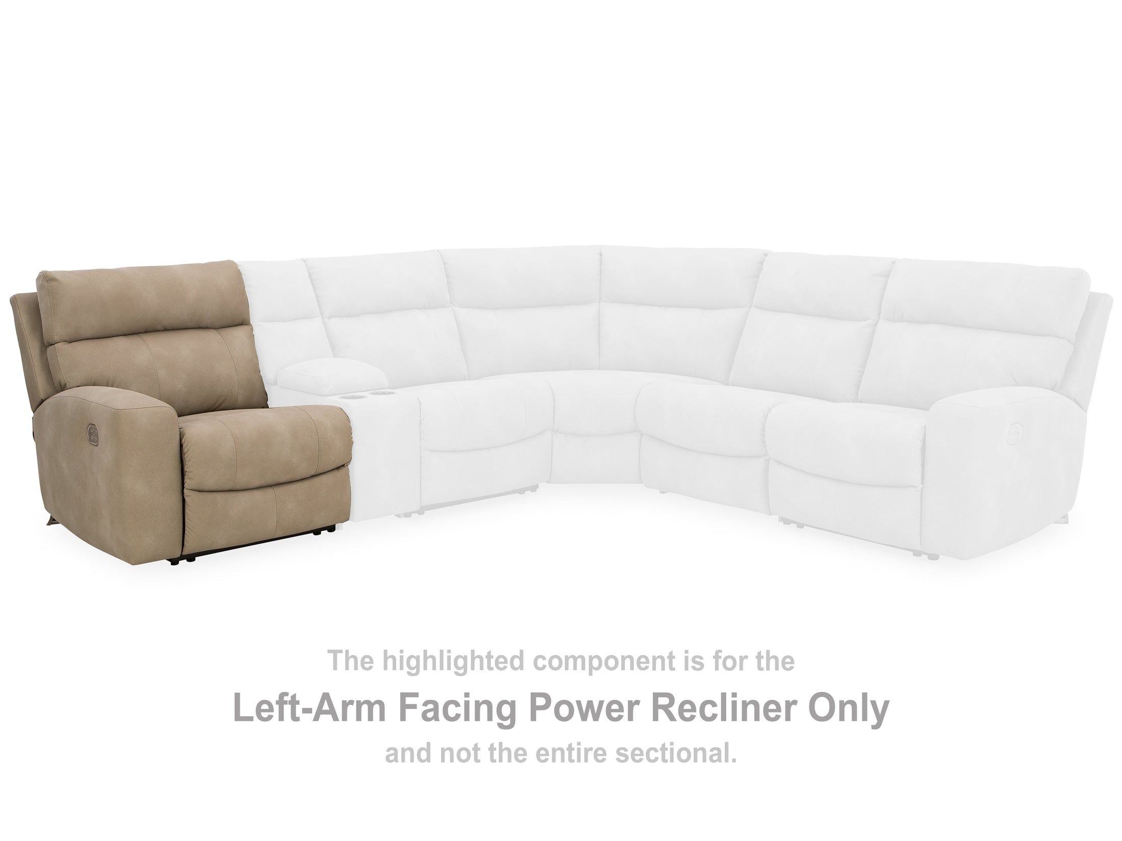 Next-Gen DuraPella Sand LAF Power Recliner 6100458