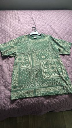 Green Maison Article paisley all-over print bandana tee