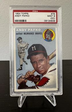 1954 Topps baseball PSA 9